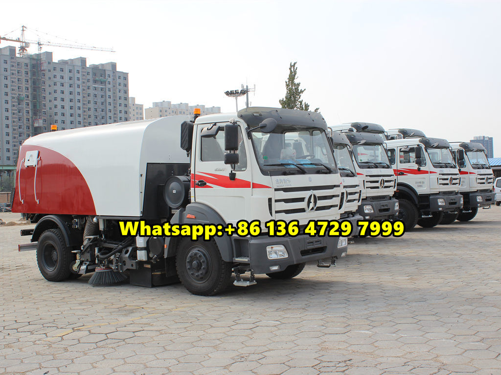 Beiben sweeping street truck