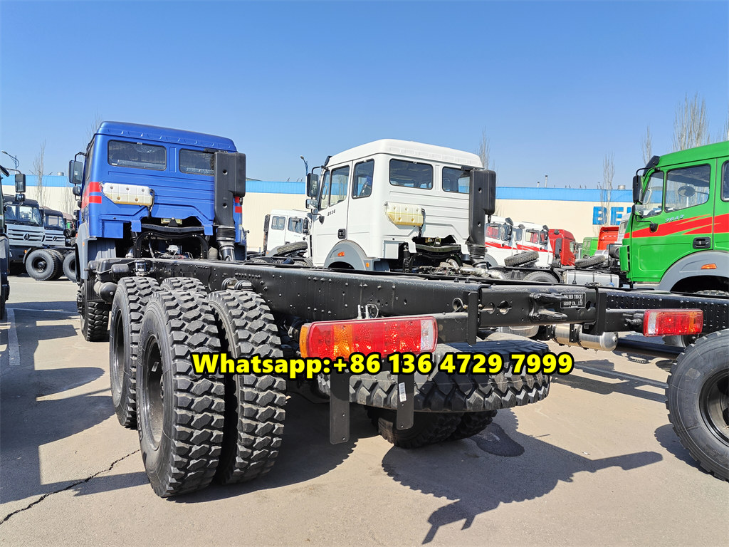 Beiben truck chassis 6x6 cargo lorry