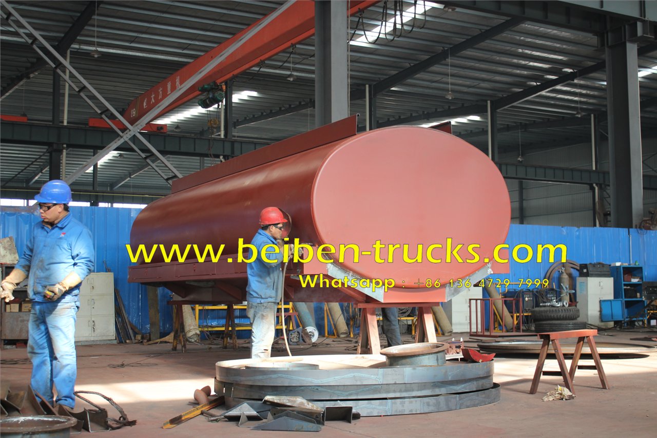 Beiben 6x4 5000 gallon diesel water sprinkling tank truck Beiben 6x4 5000 gallon diesel water sprinkling tank truck