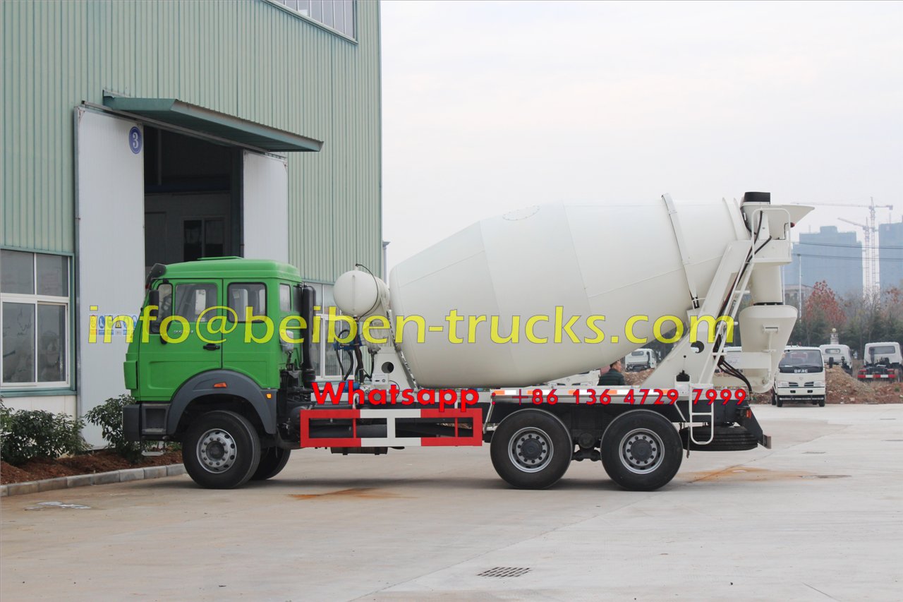 North Benz 6x4 self loading brand new cement mixer truck North Benz 6x4 self loading brand new cement mixer truck