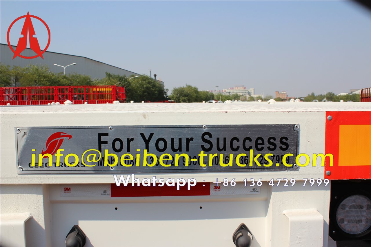 2 axle bogie suspension container semitrailer manufacturer 