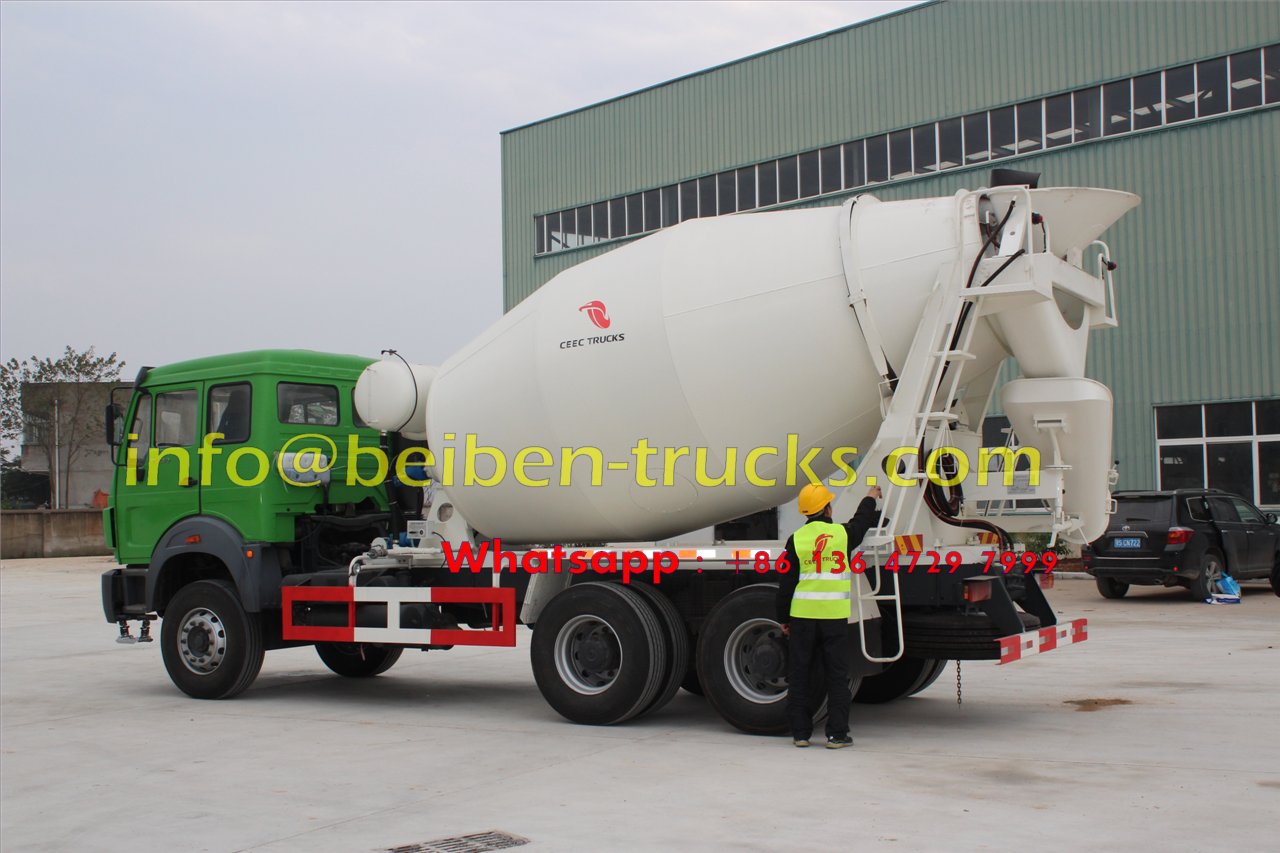 North Benz NG80 6x4 concrete mixer truck cement truck North Benz NG80 6x4 concrete mixer truck cement truck