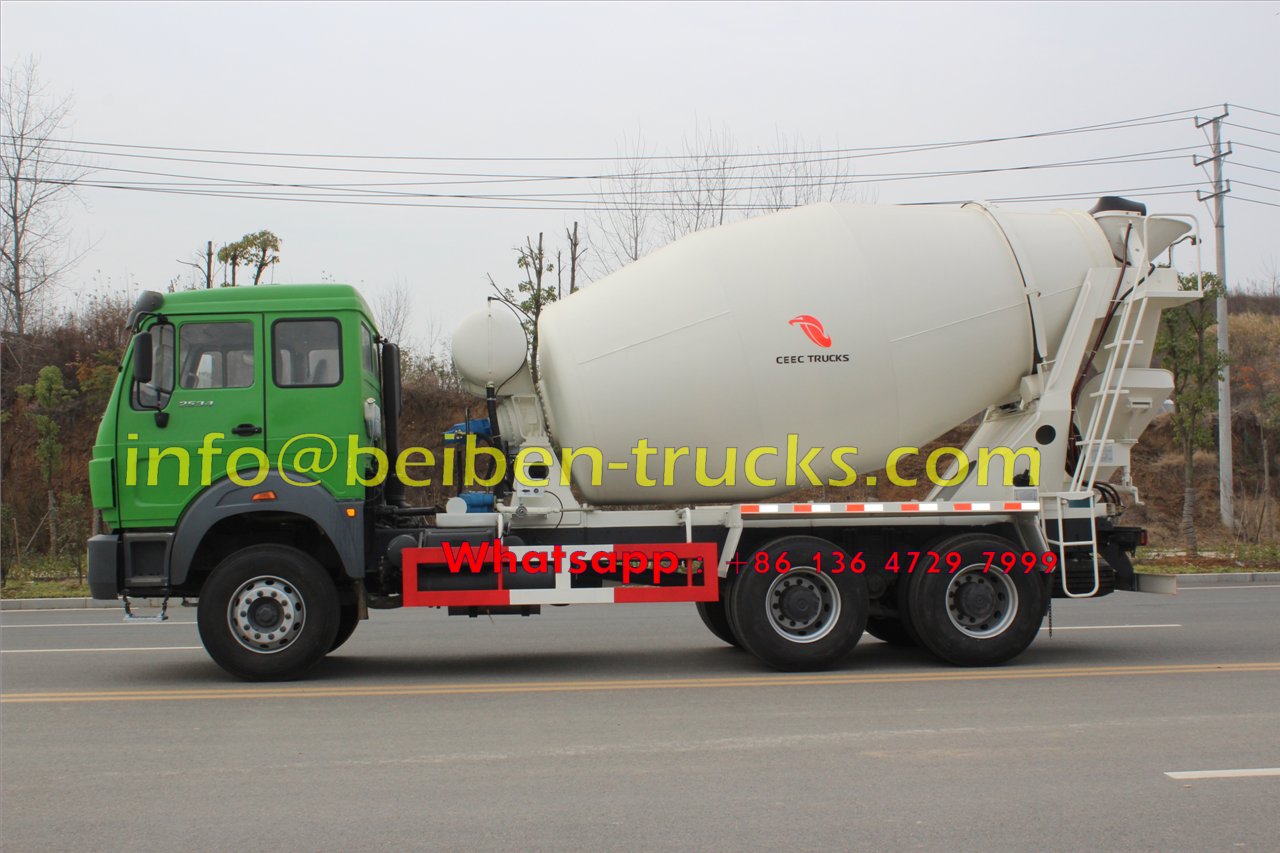China Beiben 6x4 340hp 10 Cubic Meters Concrete Mixer Truck China Beiben 6x4 340hp 10 Cubic Meters Concrete Mixer Truck