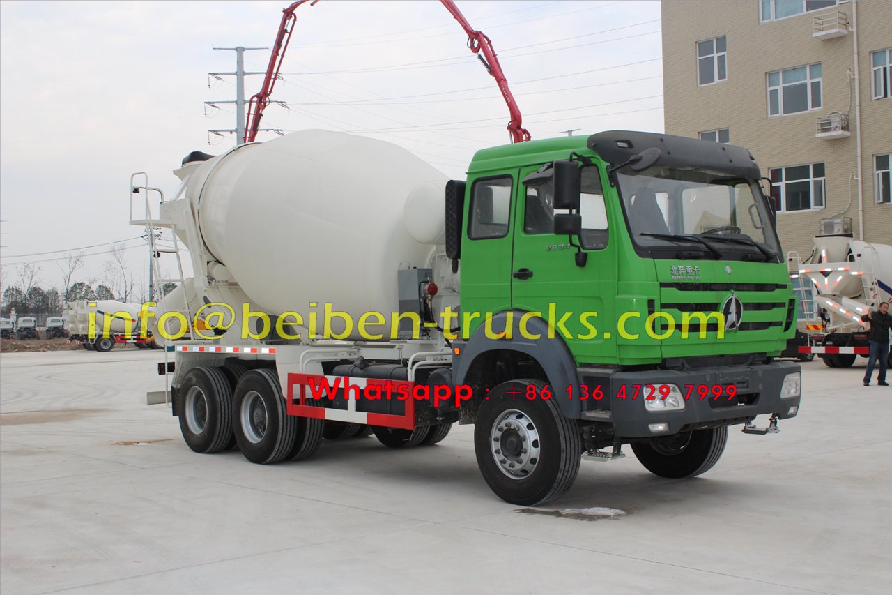 North Benz 6x4 self loading brand new cement mixer truck North Benz 6x4 self loading brand new cement mixer truck