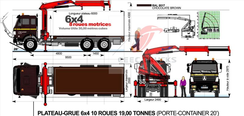 Durable Beiben 16 Ton Knuckle Truck Mounted Crane Durable Beiben 16 Ton Knuckle Truck Mounted Crane