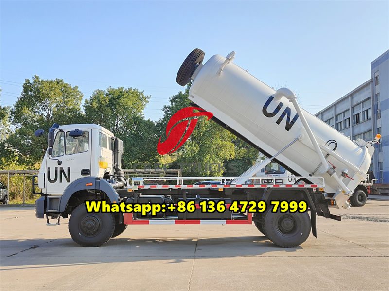 Beiben off-road vacuum pump truck price