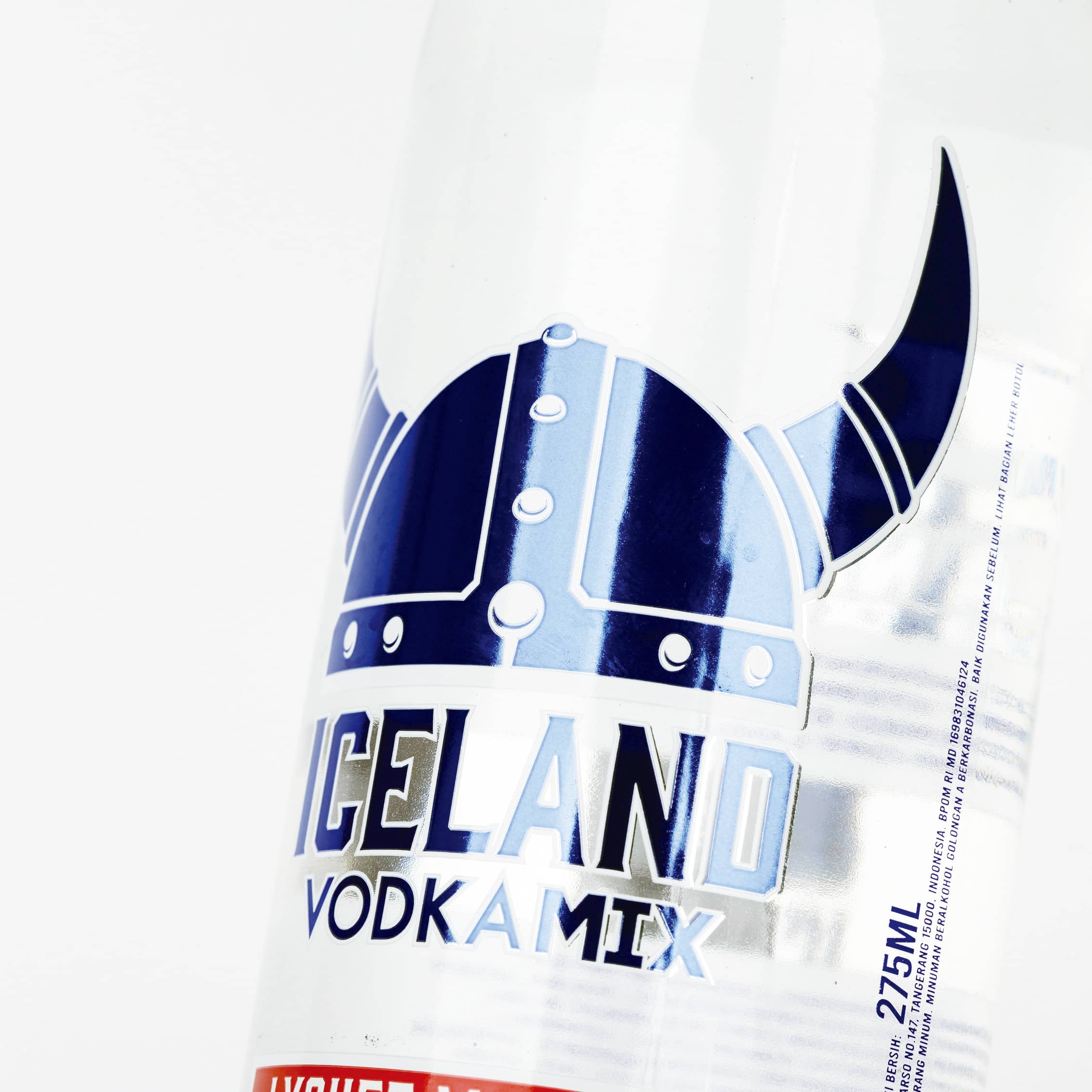 Foil Stamped water bottle Sticker Printing
