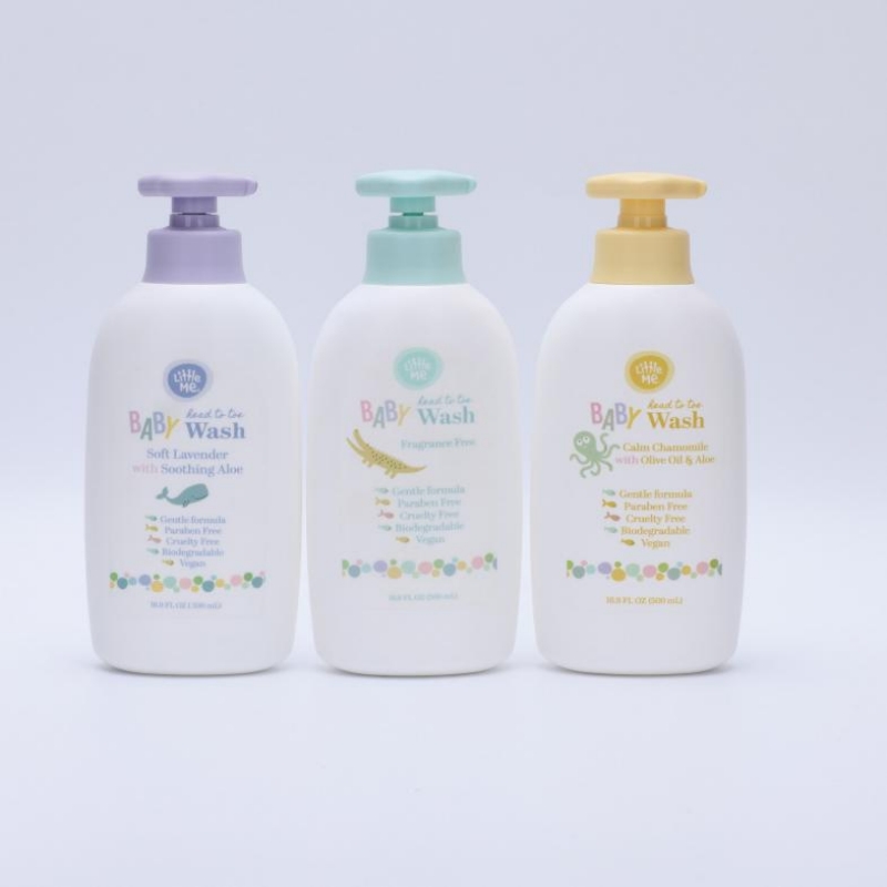Spot UV Printed Shower Gel Labels
