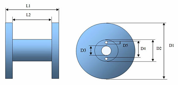 factory hot selling High Performance punching steel spool bobbin reel drum for wire and cable