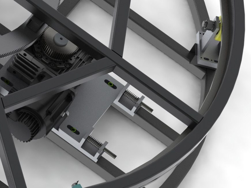 Large Diameter Precision Stage Turntable System Large Diameter Precision Stage Turntable System