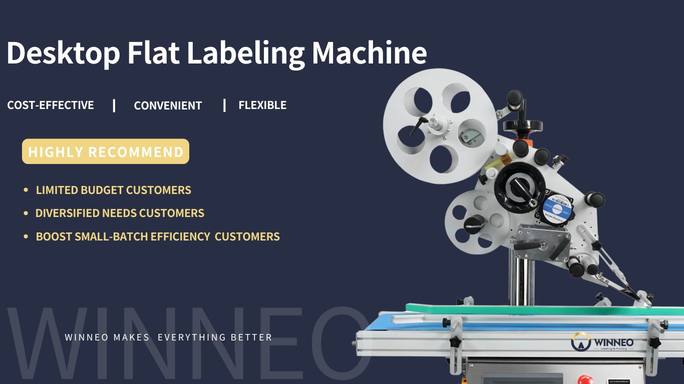 Custom Desktop Flat Surface Labeling Machine Custom Desktop Flat Surface Labeling Machine