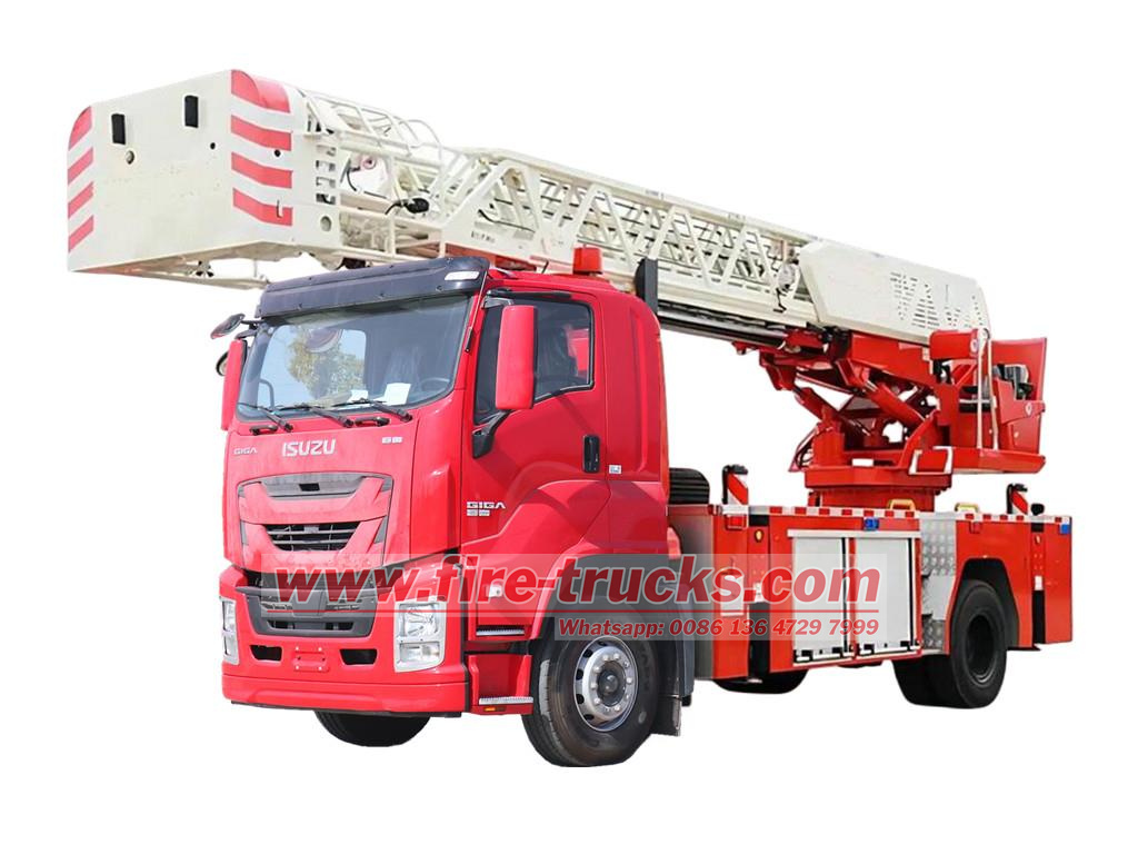 ISUZU GIGA 460HP aerial ladder fire truck