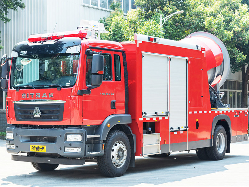 HOWO smoke exhaust fire truck HOWO smoke exhaust fire truck