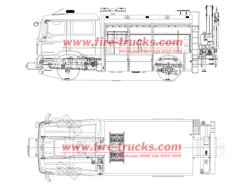 HOWO rescue firefighting truck HOWO rescue firefighting truck