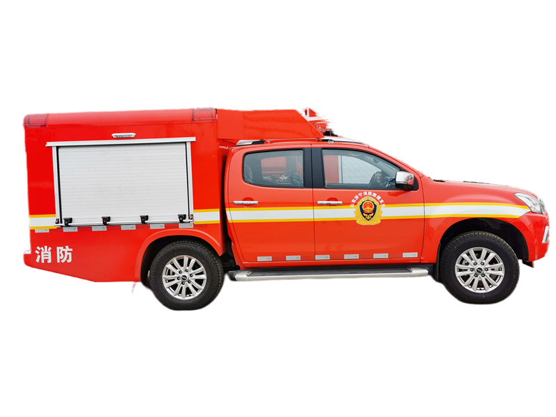 Isuzu pickup fire command vehicle