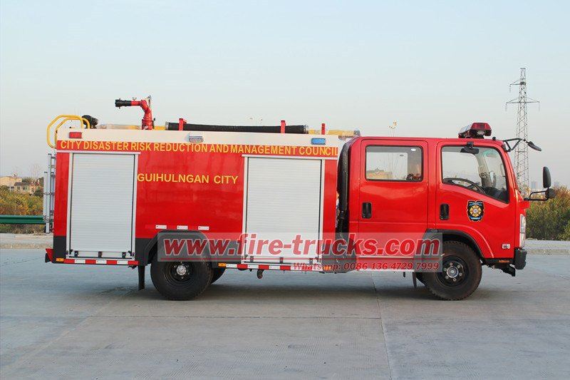 ISUZU medium duty fire tanker truck ISUZU medium duty fire tanker truck