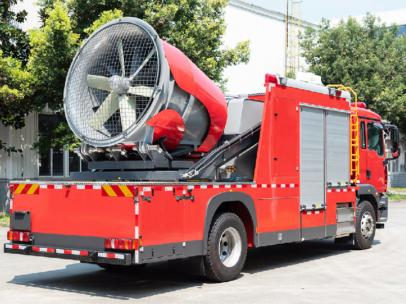 HOWO smoke exhaust fire truck HOWO smoke exhaust fire truck