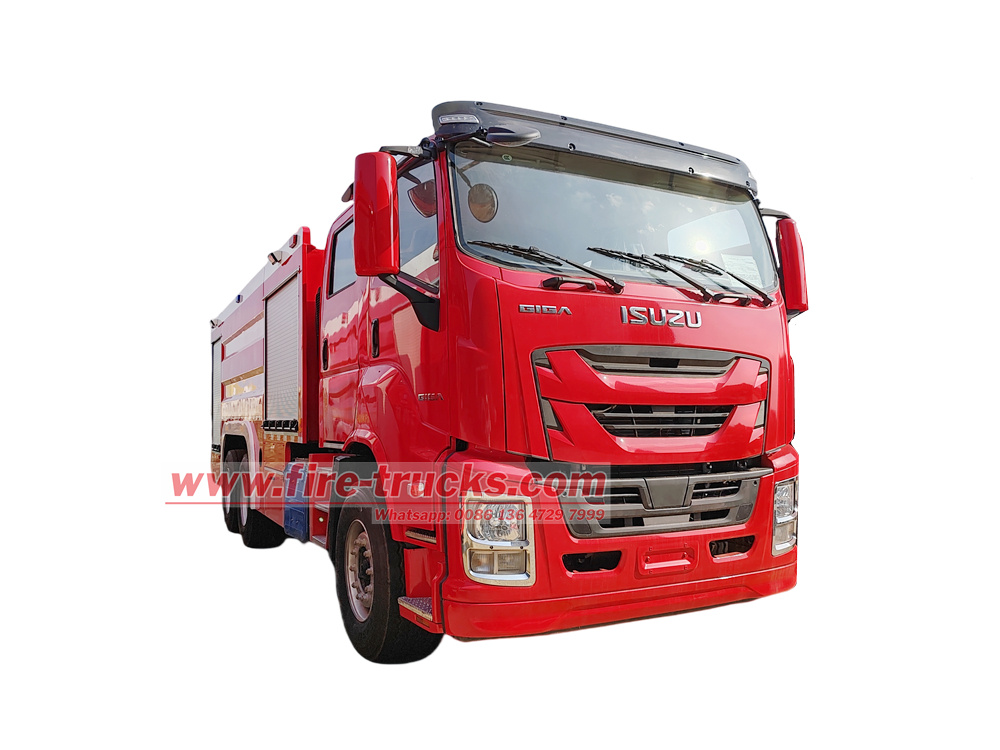 Isuzu 12500 liters dry powder fire tender truck Isuzu 12500 liters dry powder fire tender truck