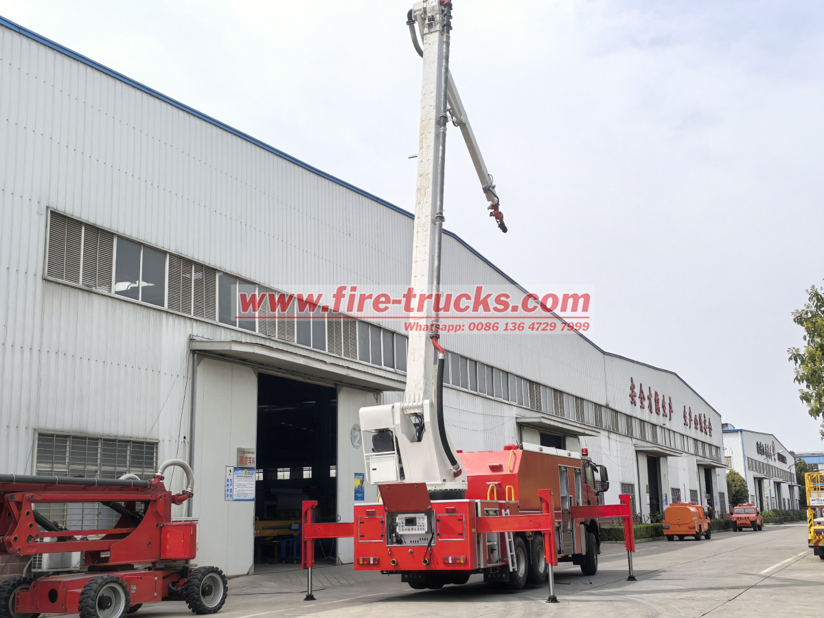 32M Lift high jet fire truck HOWO 32M Lift high jet fire truck HOWO