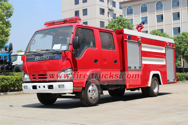 ISUZU NKR light fire tender truck ISUZU NKR light fire tender truck