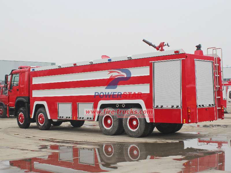 HOWO pumper tanker fire truck HOWO pumper tanker fire truck