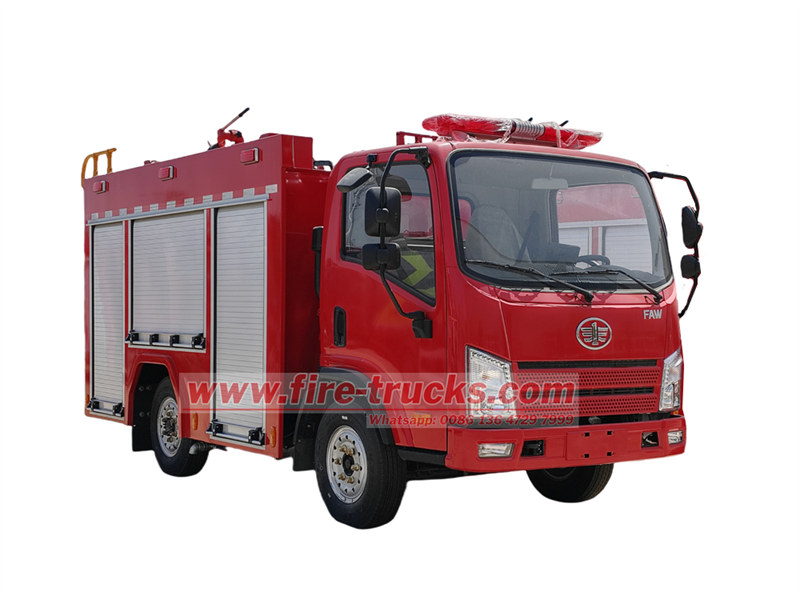 FAW 3000L tanker fire truck FAW 3000L tanker fire truck