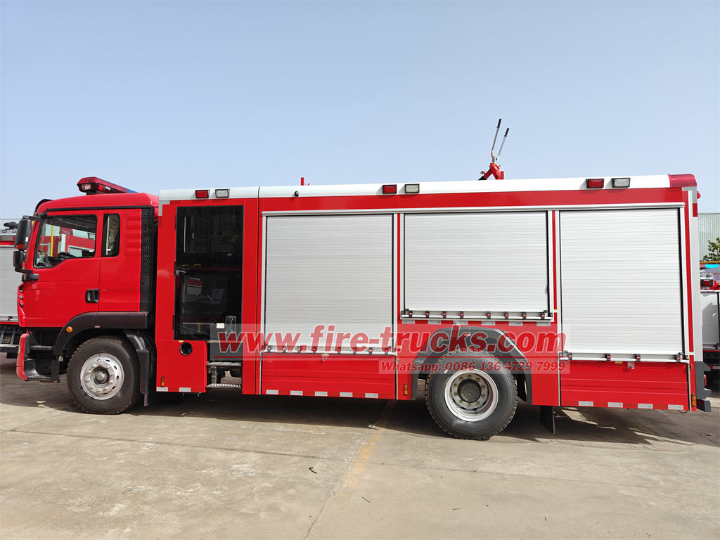 HOWO 6 wheeler pumper fire truck HOWO 6 wheeler pumper fire truck