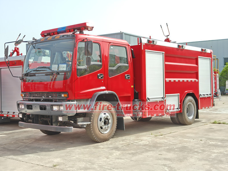 ISUZU FVR water foam fire tanker ISUZU FVR water foam fire tanker