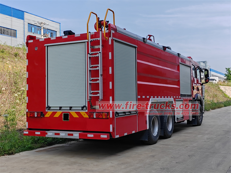 Sitrak 6x4 dry powder foam fire truck Sitrak 6x4 dry powder foam fire truck