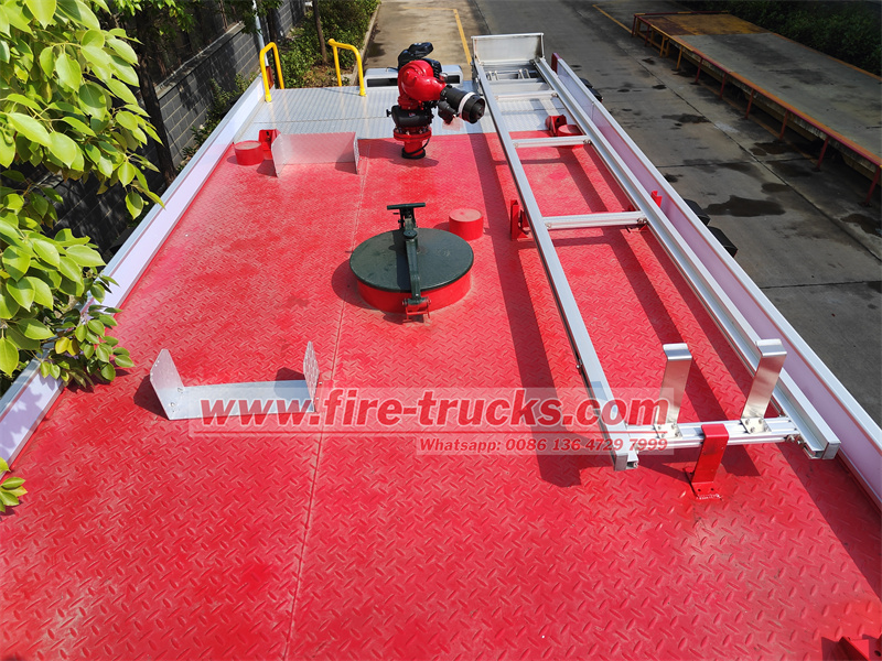 TOP view of the MAN rescue fire apparatus