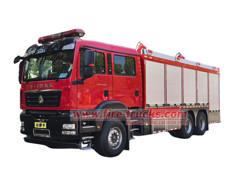 SINOTRUK SITRAK powder fire engine SINOTRUK SITRAK powder fire engine