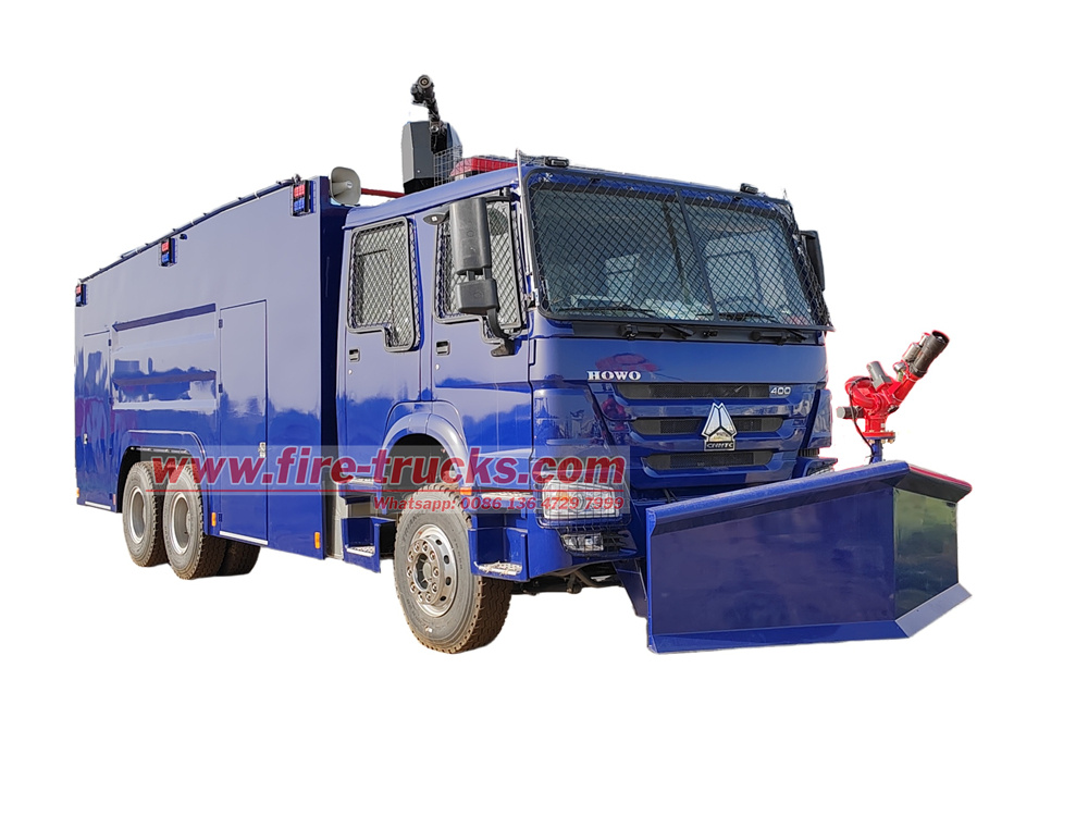 HOWO anti riot water cannon vehicle HOWO anti riot water cannon vehicle