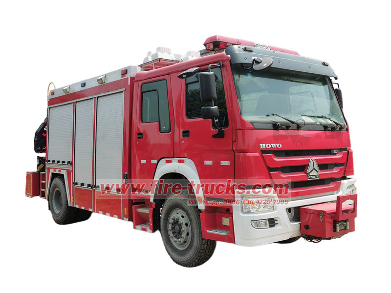 HOWO heavy emergency rescue truck HOWO heavy emergency rescue truck