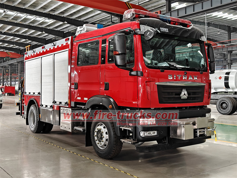 HOWO 4×2 heavy fire engine truck HOWO 4×2 heavy fire engine truck