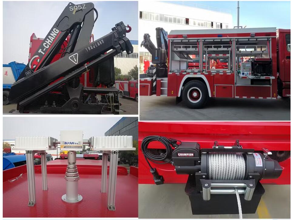 Isuzu fire rescue truck Equipped winch Isuzu fire rescue truck Equipped winch