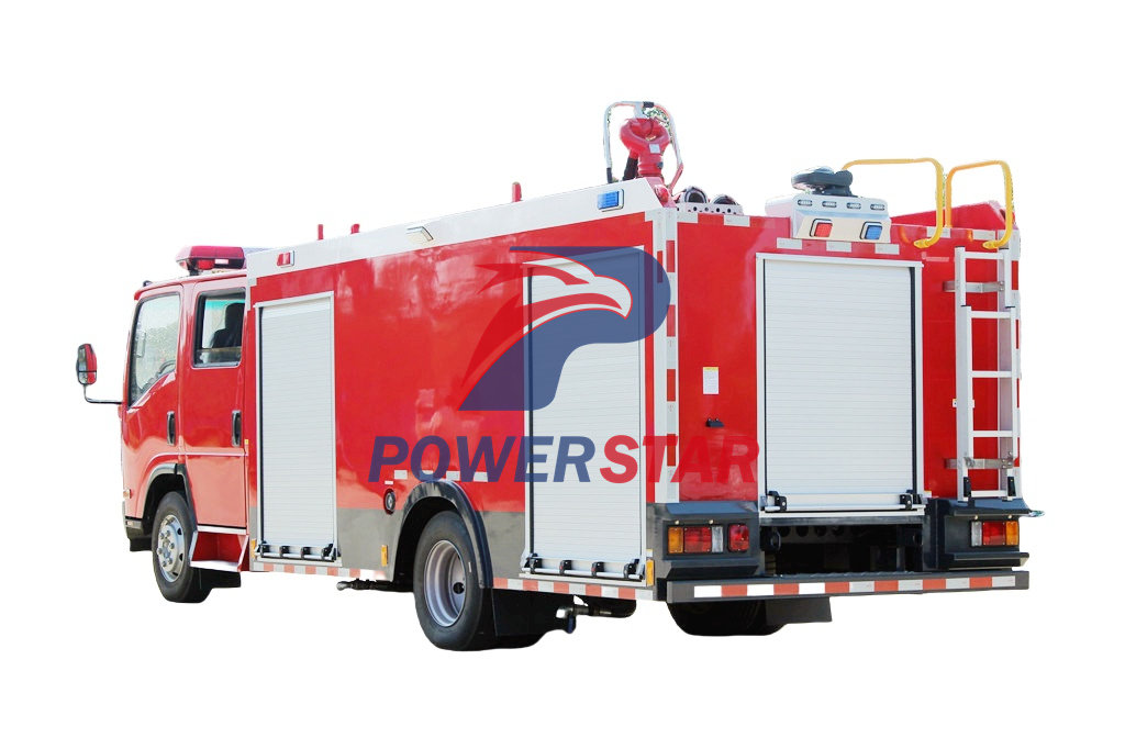 Emergency fire department truck Isuzu Emergency fire department truck Isuzu