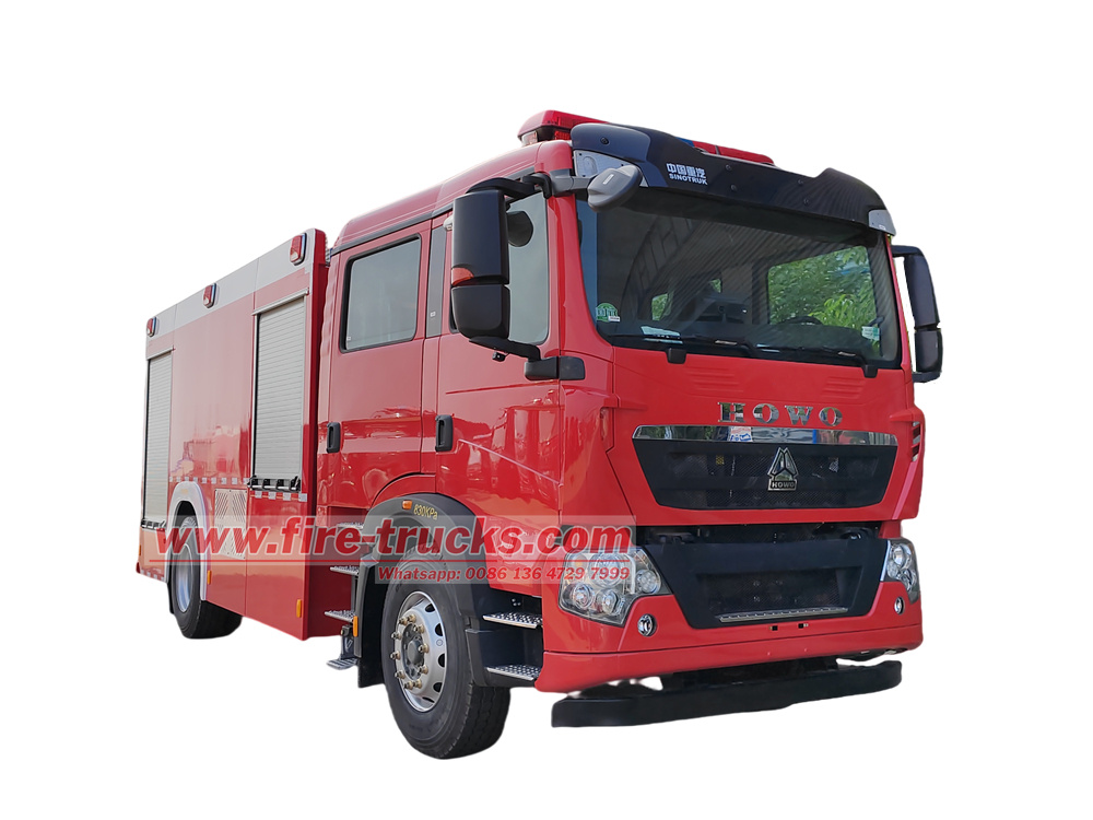 Howo sitrak 4x4 articulated fire truck Howo sitrak 4x4 articulated fire truck