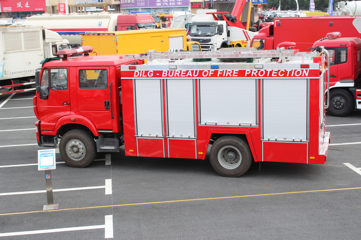 technical drawing for HOWO Fire and Emergency vehicles technical drawing for HOWO Fire and Emergency vehicles