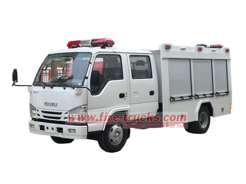 ISUZU NKR mini fire rescue truck ISUZU NKR mini fire rescue truck