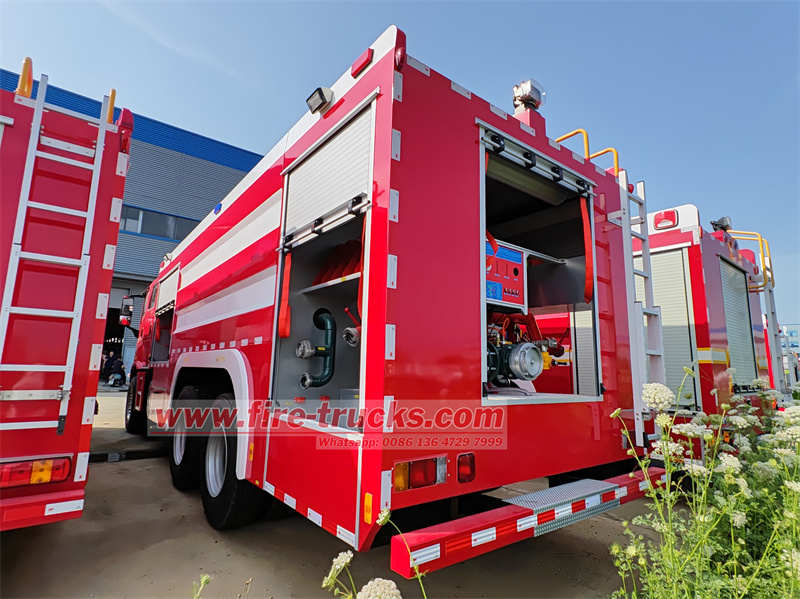 Isuzu GIGA 6X4 12.5cbm dry powder fire rescue truck Isuzu GIGA 6X4 12.5cbm dry powder fire rescue truck