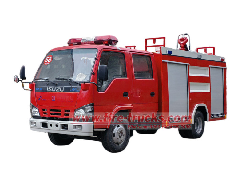 ISUZU 600P fire fighting truck price ISUZU 600P fire fighting truck price