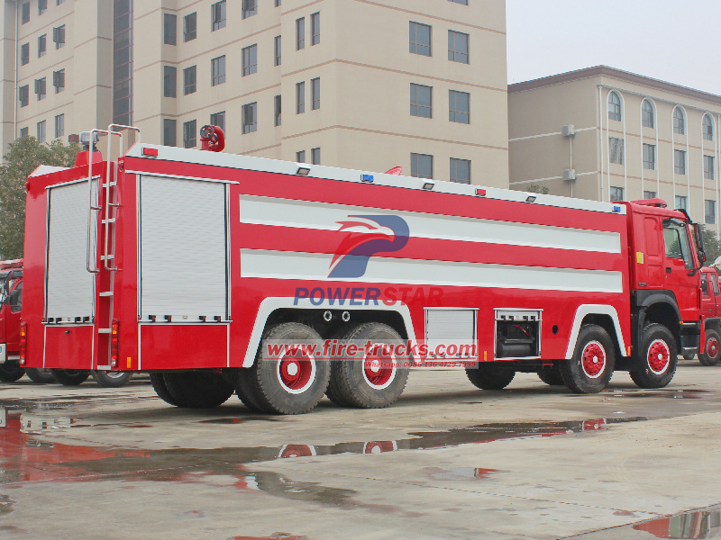 HOWO heavy foam tanker fire fighting truck HOWO heavy foam tanker fire fighting truck