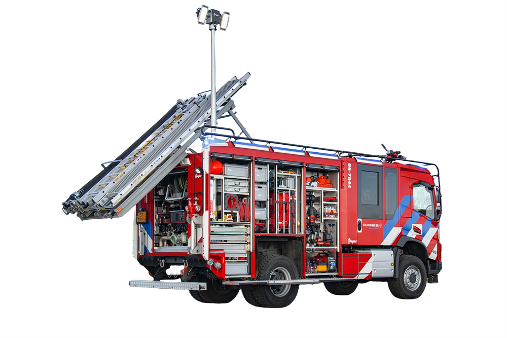 Police department quick attack fire truck Police department quick attack fire truck