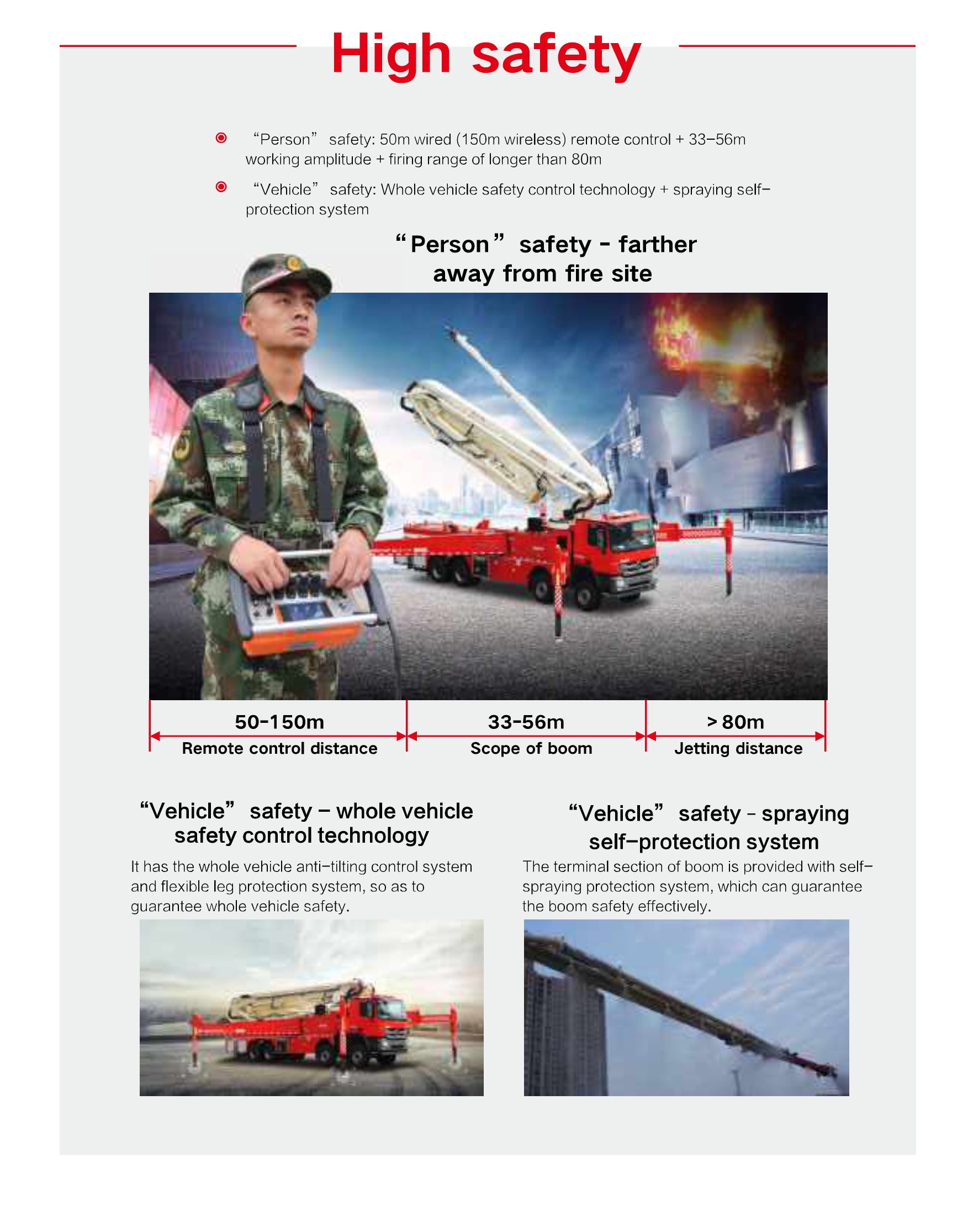 Volve 65m Resce Water Tower Fire Truck Volve 65m Resce Water Tower Fire Truck