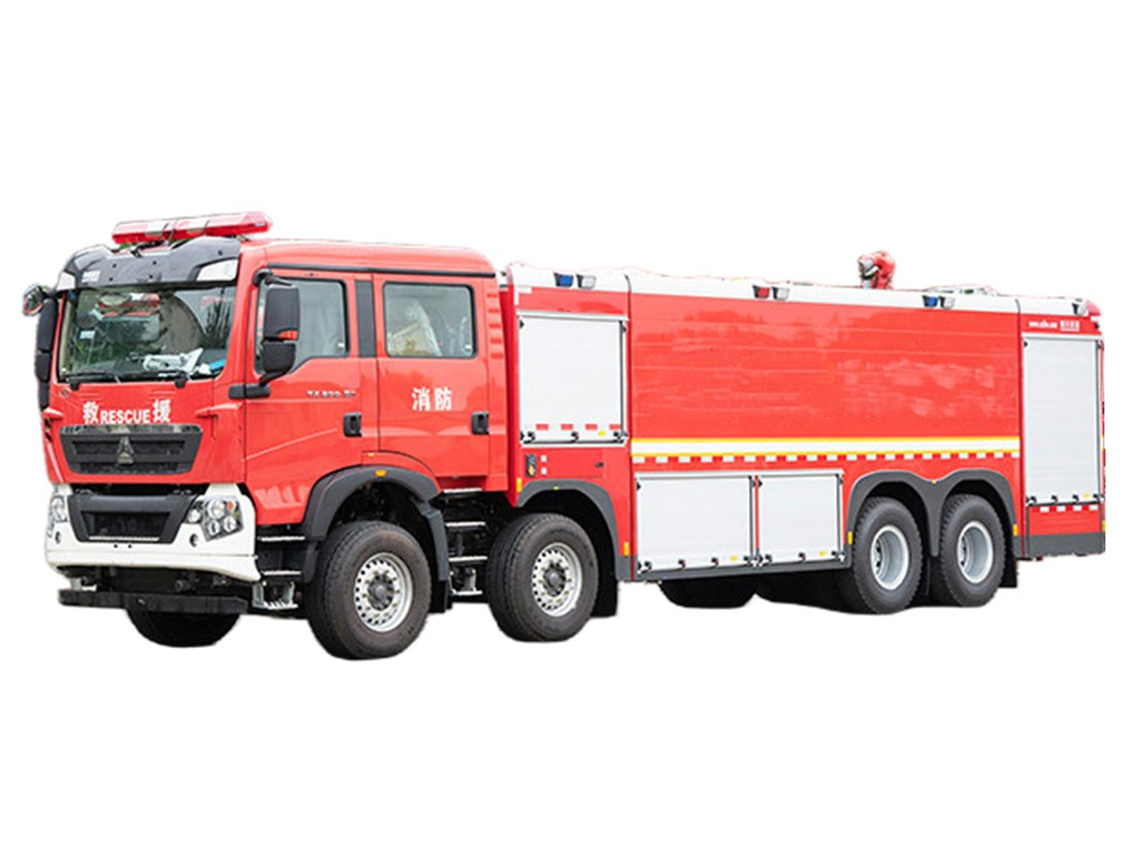 Howo CAFS water foam fire tender truck Howo CAFS water foam fire tender truck