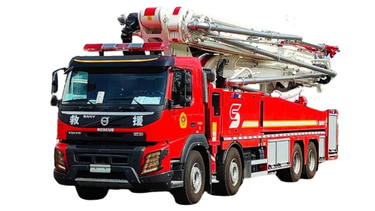 Water tower rescue fire truck Water tower rescue fire truck