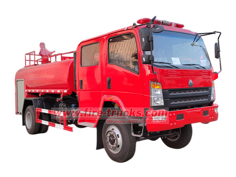 HOWO 4×4 fire water tender HOWO 4×4 fire water tender