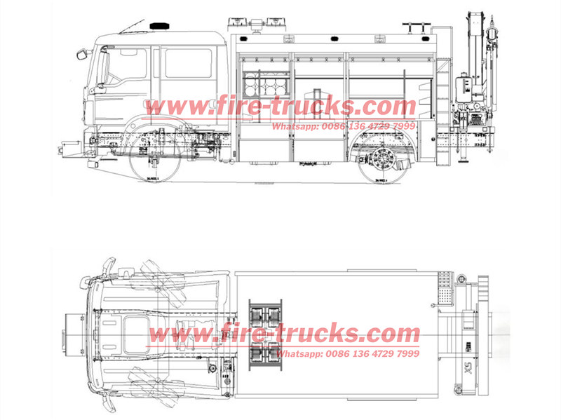 HOWO 6 wheeler emergency rescue truck HOWO 6 wheeler emergency rescue truck