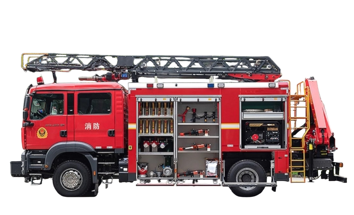 Howo sitrak 18 m Aerial Ladder Rescue Fire Truck Howo sitrak 18 m Aerial Ladder Rescue Fire Truck