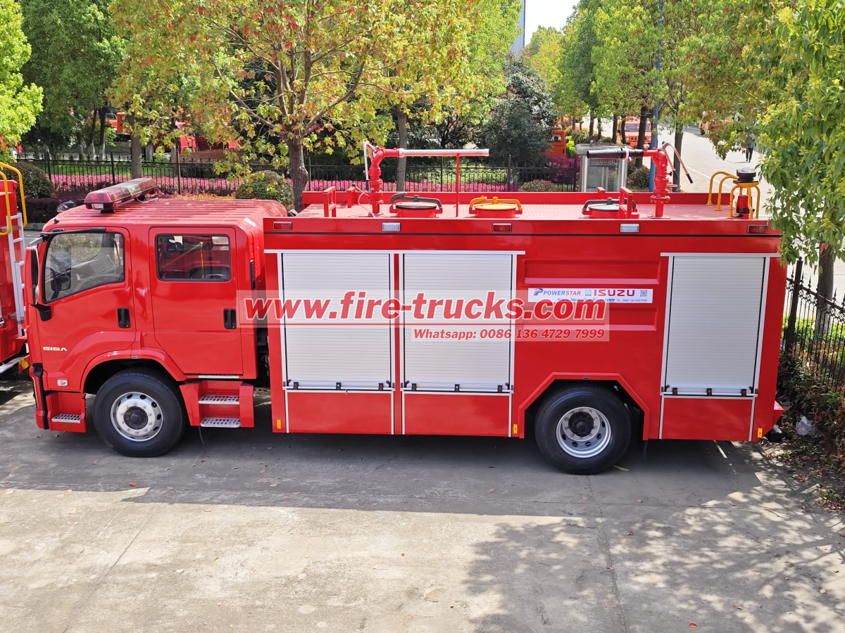 Custom Isuzu Powder Fire Engine Trucks Custom Isuzu Powder Fire Engine Trucks